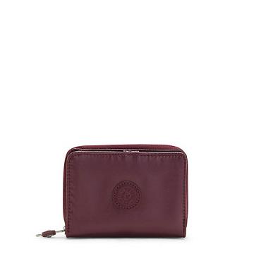 Kipling Money Love Metallic Small Wallet Portefeuille Bordeaux | België 1009EB